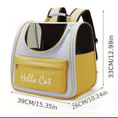 Large Capacity Cat Dog Backpack Travel Hiking Foldable Pet Carrier Bag