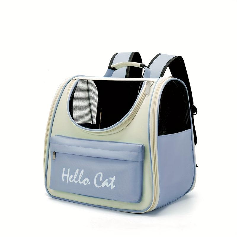 Large Capacity Cat Dog Backpack Travel Hiking Foldable Pet Carrier Bag
