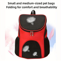Portable Dog Backpack For Going Out Small And Medium Dog Backpack