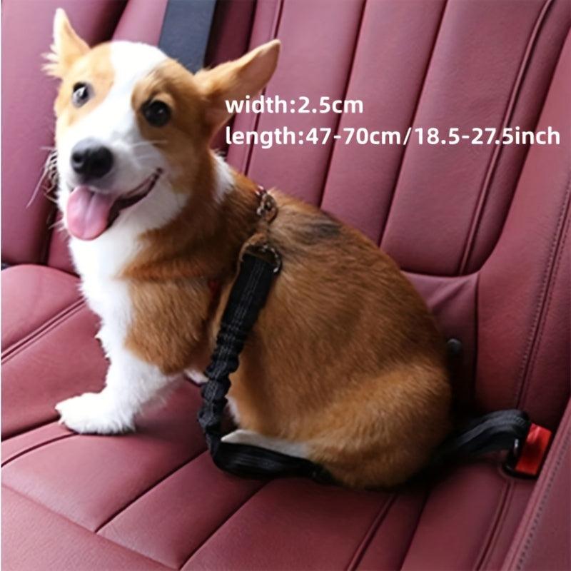Reflective Nylon Pet Car Seat Belt Safety Rope for Cats and Dogs