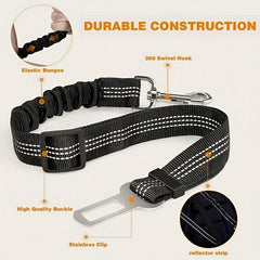 Reflective Nylon Pet Car Seat Belt Safety Rope for Cats and Dogs