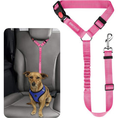 Pet Car Seat Belt Headrest Restraint for Dog Cat Safety, Adjustable Harness