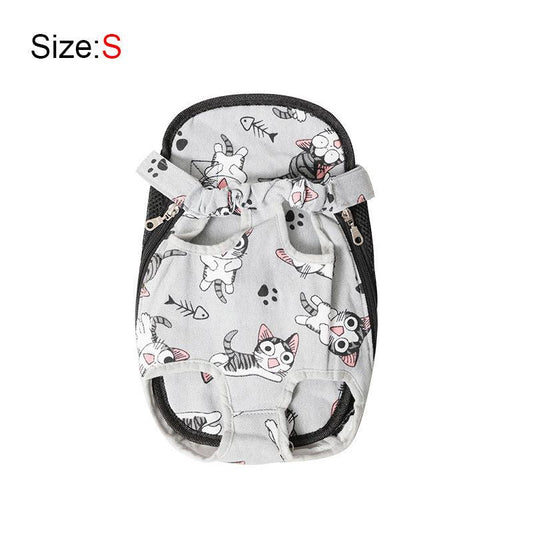 Breathable Dog Cat Carrier Backpack Adjustable Mesh Travel