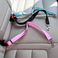 Adjustable Retractable Pet Seat Belt for Car Safety Dogs Cats