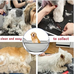 Pet Grooming Tool Set with Foldable Shaving Bib