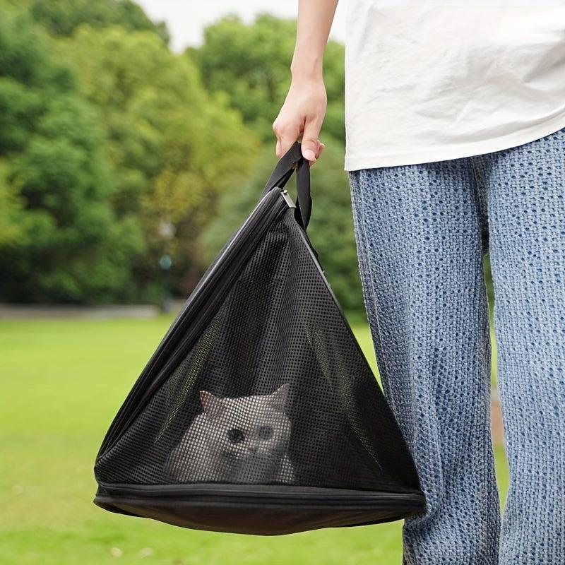 Breathable Mesh Cat Carrier Portable Comfortable Cat Bag