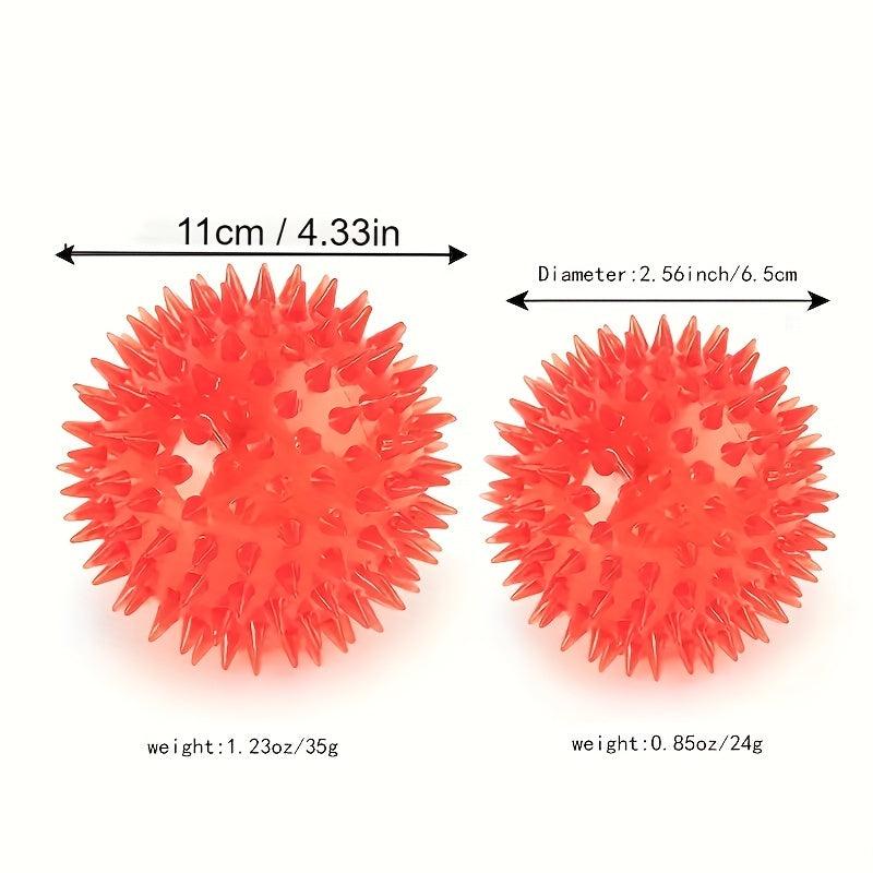 Durable Large Dog Ball Toy for Teeth Grinding and Play with Sound