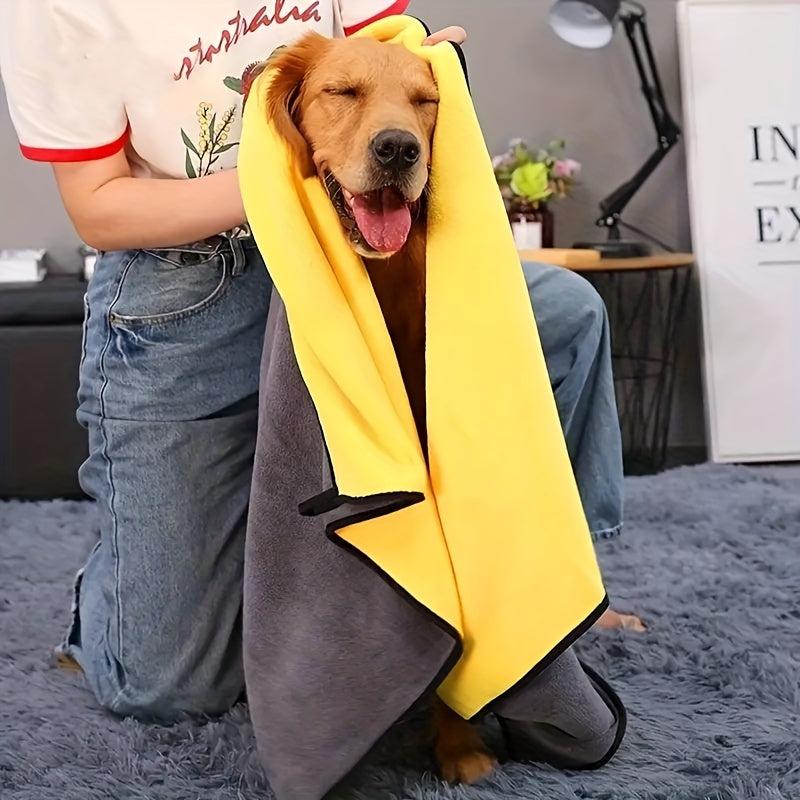 Microfiber Dog Bath Towel for Small Dogs and Cats