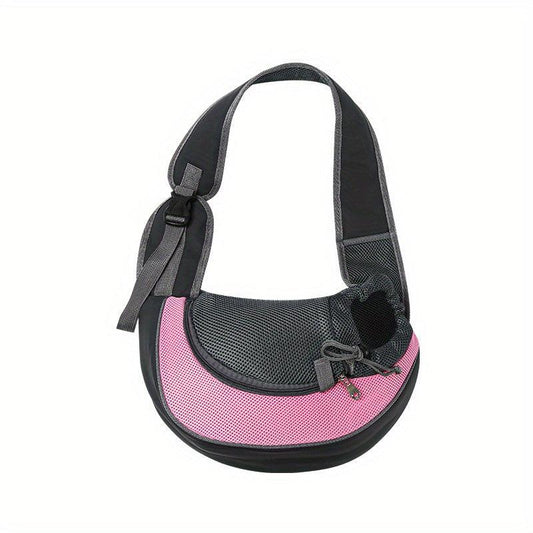 Stylish & Breathable Shoulder Bag for Small Pets