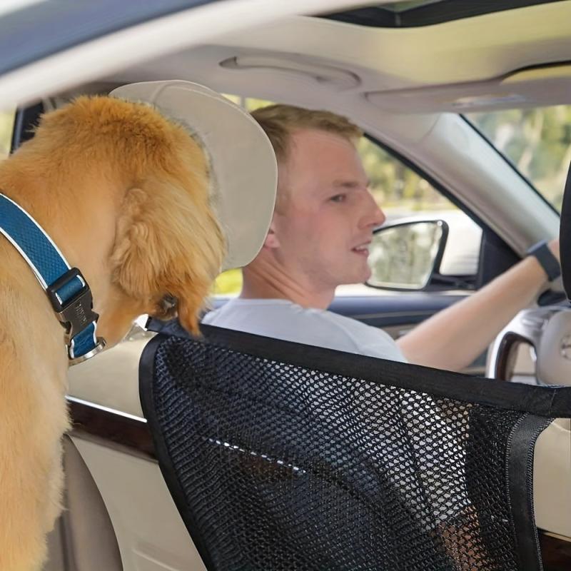 Car Carrier Rear Seat Pet Dog Fence Mesh Pet Auto Barrier Safety Isolation Net