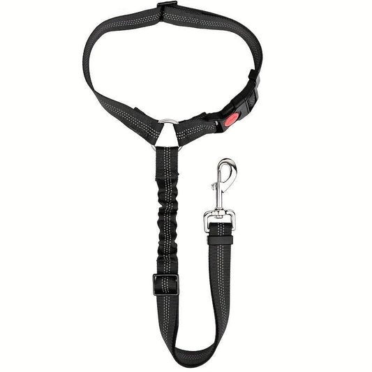 Pet Car Safety Belt Elastic Reflective Dog Seat Belt Dog Traction Rope