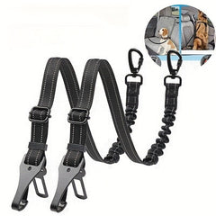 Adjustable Pet Car Seat Belt Reflective Dog Safety Leash