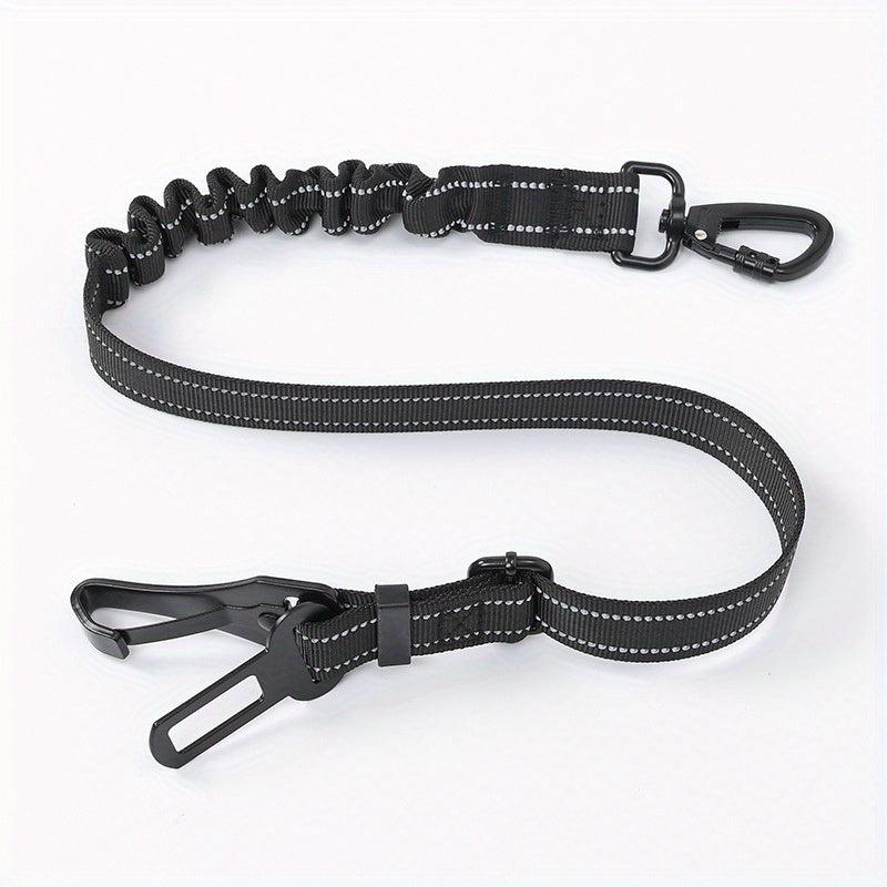 Adjustable Pet Car Seat Belt Reflective Dog Safety Leash