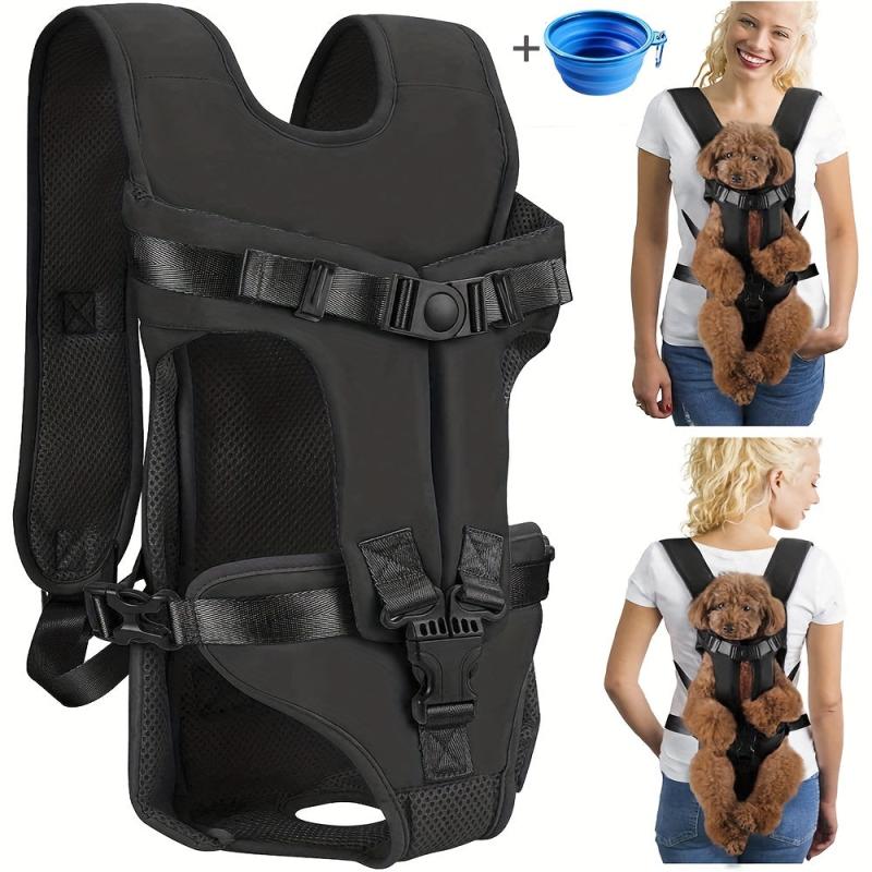 Pet Front Dog Carrier Backpacks Adjustable Hands Dog Backpack Carrier