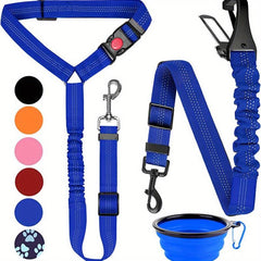2 Pack Dog Seatbelt Leash For Cars - Pet Safety Car Seat Belt