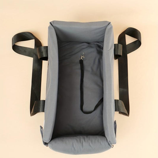 Pet Car Seat Travel Bag for Dogs & Cats - Keep Your Pet Safe