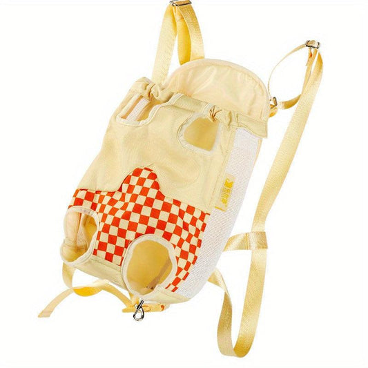 Breathable Lightweight Cat Chest Bag Going Out Travel Shoulder Cat Bag