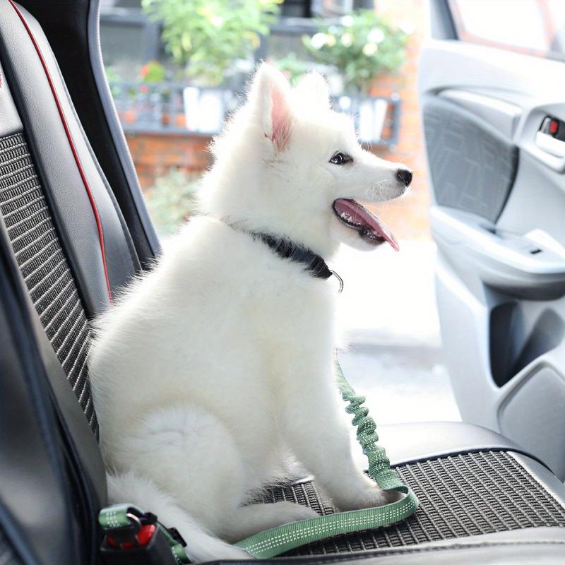 Dog Seat Belt Pet Car Seat Belt Retractable Adjustable Safety Rope