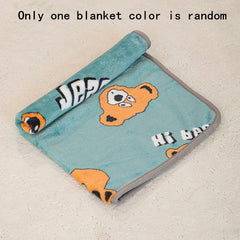 Pet Blanket Dog Puppy Paw Print Fleece For Small Medium Large Pet Dog Cat