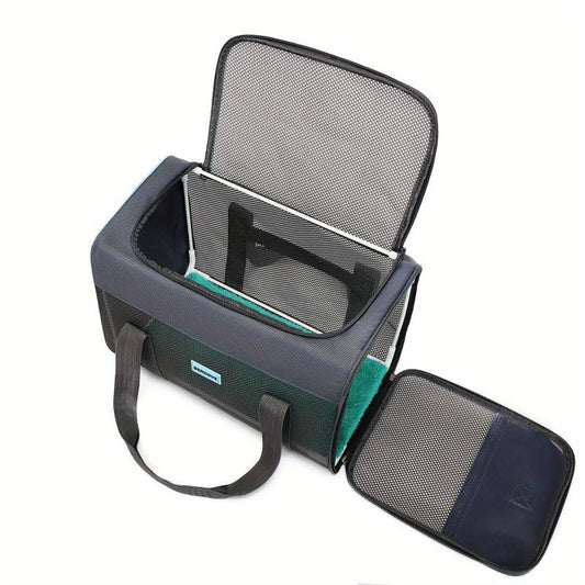 Portable Outdoor Pet Carrier for Cat Dog Travel - Soft Framed Pet Carrier