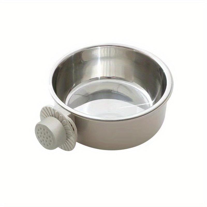 Adjustable Stainless Steel Pet Bowl Hanging Feeder