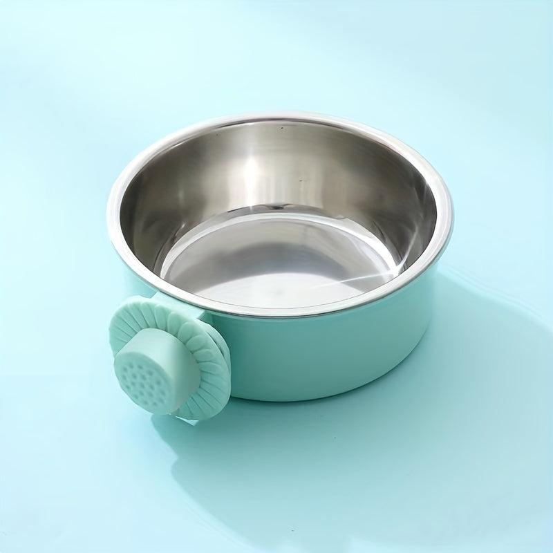 Adjustable Stainless Steel Pet Bowl Hanging Feeder