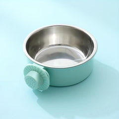 Adjustable Stainless Steel Pet Bowl Hanging Feeder