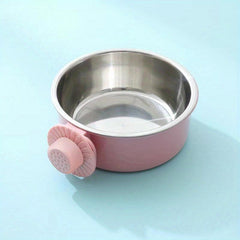 Adjustable Stainless Steel Pet Bowl Hanging Feeder
