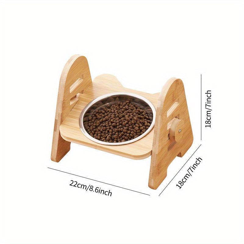 Adjustable Slanting Ceramic Cat Bowl Dog Bowl Cat Food Bowl