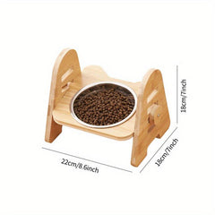 Adjustable Slanting Ceramic Cat Bowl Dog Bowl Cat Food Bowl
