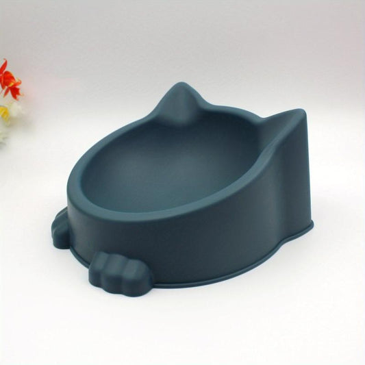 Creative Cat Shaped Pet Bowl Portable Anti Skid & Multipurpose