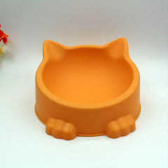 Creative Cat Shaped Pet Bowl Portable Anti Skid & Multipurpose