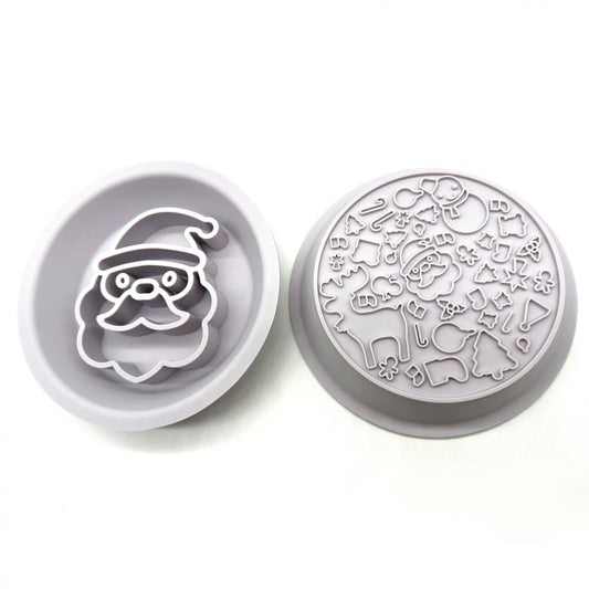 Silicone Christmas Pet Slow Feeding Bowl