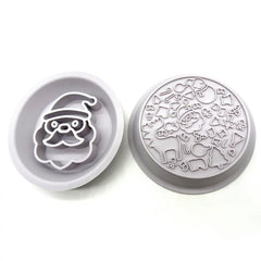 Silicone Christmas Pet Slow Feeding Bowl