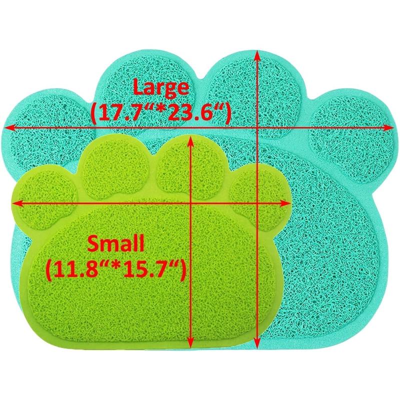 Waterproof Pet Feeding Mat Prevents Spills