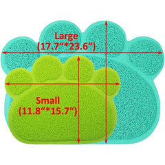Waterproof Pet Feeding Mat Prevents Spills