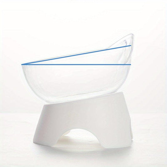 Elevated Pet Inclined Food Bowl Water Bowl for Cervical Spine Protection