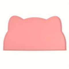 Cat Head Silicone Pet Feeding Mat Non Slip Waterproof