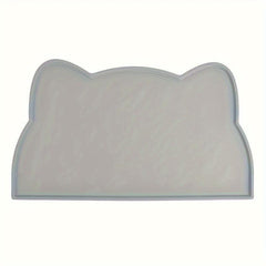 Cat Head Silicone Pet Feeding Mat Non Slip Waterproof