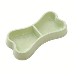 Non Spill Pet Double Bowl for Dogs Cats Kittens - Anti Skid, Easy Cleaning