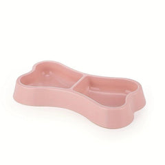 Non Spill Pet Double Bowl for Dogs Cats Kittens - Anti Skid, Easy Cleaning