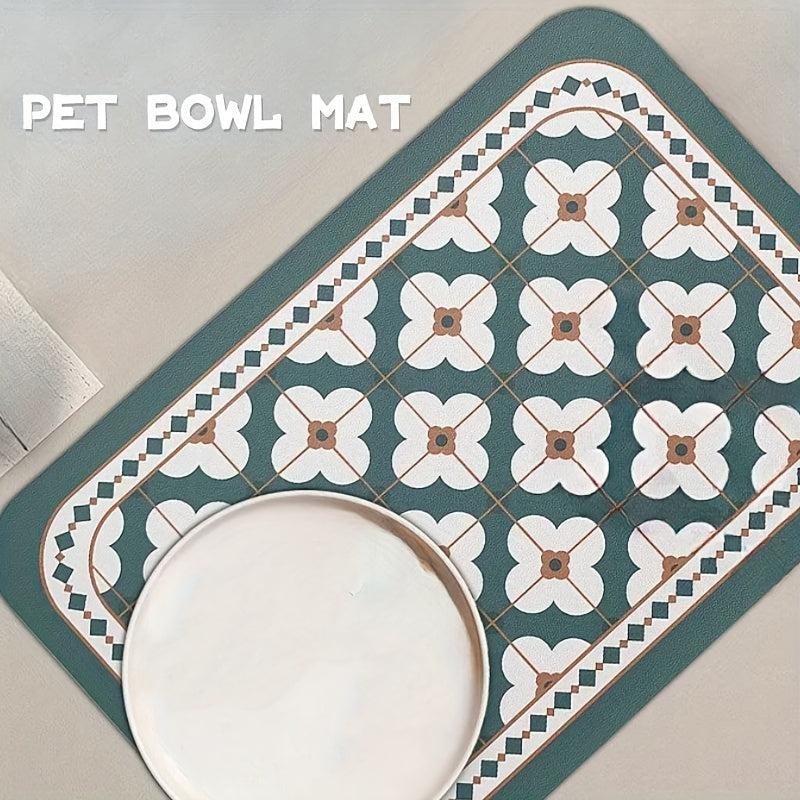 Waterproof PVC Pet Food Mat for Dog Cat Supplies