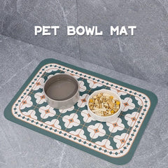 Waterproof PVC Pet Food Mat for Dog Cat Supplies