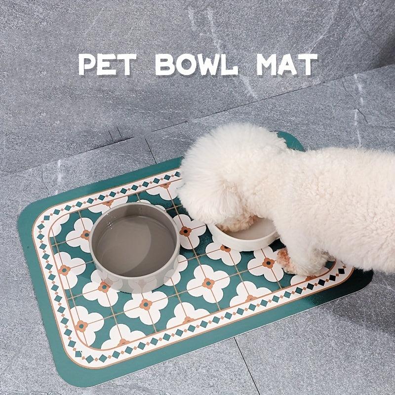 Waterproof PVC Pet Food Mat for Dog Cat Supplies