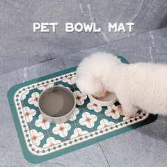 Waterproof PVC Pet Food Mat for Dog Cat Supplies