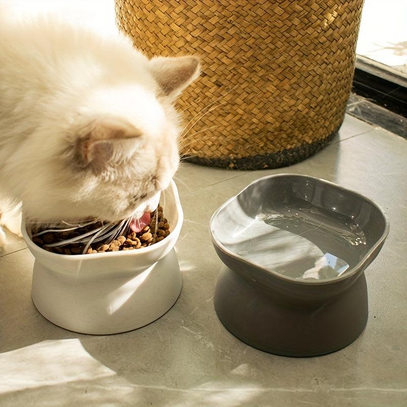 Elevated Pet Bowl for Cats & Dogs - Promotes Healthy Eating