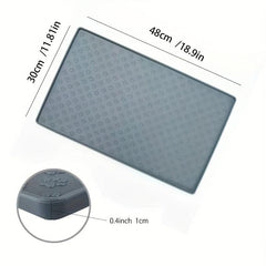 Silicone Pet Food Mat Waterproof Leak Proof Feeding Mat Cats Dogs Foldable
