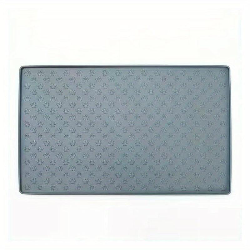 Silicone Pet Food Mat Waterproof Leak Proof Feeding Mat Cats Dogs Foldable