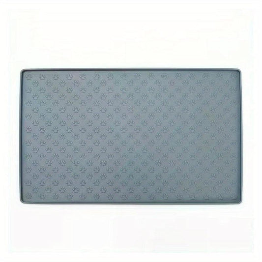 Silicone Pet Food Mat Waterproof Leak Proof Feeding Mat Cats Dogs Foldable