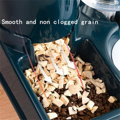 2-in-1 Tilted Automatic Cat Feeder & Water Dispenser